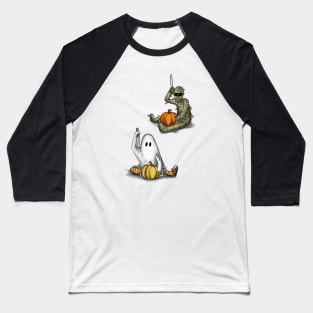 Ghostly Encounters- Carving Baseball T-Shirt